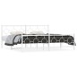 vidaXL Estructura cama metal con cabecero y estribo blanco 200x200 cm vidaXL Estructura cama metal con cabecero y estribo blanco 200x200 cm