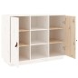 vidaXL Aparador madera maciza de pino blanco 100x40x75 cm