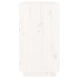 vidaXL Aparador madera maciza de pino blanco 100x40x75 cm