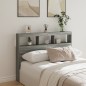 vidaXL Cabecero de cama con luz LED gris Sonoma 140x17x102 cm vidaXL Cabecero de cama con luz LED gris Sonoma 140x17x102 cm