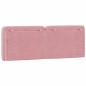 vidaXL Cabecero de cama acolchado terciopelo rosa 140 cm vidaXL Cabecero de cama acolchado terciopelo rosa 140 cm