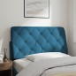 vidaXL Cabecero de cama acolchado terciopelo azul 100 cm vidaXL Cabecero de cama acolchado terciopelo azul 100 cm