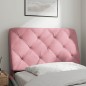 vidaXL Cabecero de cama acolchado terciopelo rosa 80 cm vidaXL Cabecero de cama acolchado terciopelo rosa 80 cm