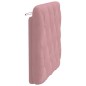 vidaXL Cabecero de cama acolchado terciopelo rosa 80 cm vidaXL Cabecero de cama acolchado terciopelo rosa 80 cm