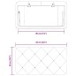 vidaXL Cabecero de cama acolchado terciopelo rosa 80 cm vidaXL Cabecero de cama acolchado terciopelo rosa 80 cm