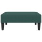 vidaXL Sofá cama 2 plazas y almohadas taburete terciopelo verde oscuro vidaXL Sofá cama 2 plazas y almohadas taburete terciopelo verde oscuro