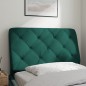 vidaXL Cabecero de cama acolchado terciopelo verde oscuro 80 cm vidaXL Cabecero de cama acolchado terciopelo verde oscuro 80 cm