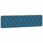 vidaXL Cabecero de cama acolchado terciopelo azul 200 cm vidaXL Cabecero de cama acolchado terciopelo azul 200 cm