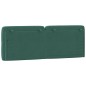 vidaXL Cabecero de cama acolchado terciopelo verde oscuro 140 cm vidaXL Cabecero de cama acolchado terciopelo verde oscuro 140 cm