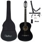 vidaXL Set de guitarra clásica para principiante 12 pzas negro 4/4 39" vidaXL Set de guitarra clásica para principiante 12 pzas negro 4/4 39"