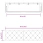 vidaXL Cabecero de cama acolchado terciopelo gris claro 180 cm vidaXL Cabecero de cama acolchado terciopelo gris claro 180 cm
