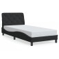 vidaXL Estructura de cama con luces LED terciopelo negro 80x200 cm vidaXL Estructura de cama con luces LED terciopelo negro 80x200 cm