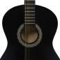 vidaXL Set de guitarra clásica para principiante 12 pzas negro 4/4 39" vidaXL Set de guitarra clásica para principiante 12 pzas negro 4/4 39"