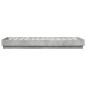 vidaXL Estructura de cama madera de ingeniería gris hormigón 100x200cm vidaXL Estructura de cama madera de ingeniería gris hormigón 100x200cm