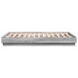 vidaXL Estructura de cama madera de ingeniería gris Sonoma 120x190 cm vidaXL Estructura de cama madera de ingeniería gris Sonoma 120x190 cm