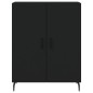 vidaXL Aparador de madera de ingeniería negro 69,5x34x90 cm vidaXL Aparador de madera de ingeniería negro 69,5x34x90 cm
