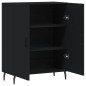 vidaXL Aparador de madera de ingeniería negro 69,5x34x90 cm vidaXL Aparador de madera de ingeniería negro 69,5x34x90 cm
