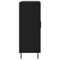 vidaXL Aparador de madera de ingeniería negro 69,5x34x90 cm vidaXL Aparador de madera de ingeniería negro 69,5x34x90 cm