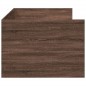 vidaXL Tumbona con cajones madera ingeniería roble marrón 90x200 cm vidaXL Tumbona con cajones madera ingeniería roble marrón 90x200 cm