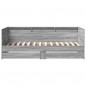 vidaXL Tumbona con cajones madera ingeniería gris Sonoma 90x200 cm vidaXL Tumbona con cajones madera ingeniería gris Sonoma 90x200 cm