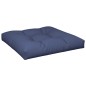 vidaXL Cojines para muebles de palets 2 unidades tela azul marino vidaXL Cojines para muebles de palets 2 unidades tela azul marino