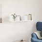 vidaXL Mueble de pared madera de ingeniería blanco 75x18x16,5 cm