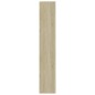 vidaXL Estantería de 4 niveles contrachapada color roble 60x24x142cm vidaXL Estantería de 4 niveles contrachapada color roble 60x24x142cm