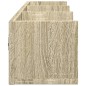 vidaXL Muebles de pared 2 uds madera de ingeniería roble Sonoma vidaXL Muebles de pared 2 uds madera de ingeniería roble Sonoma