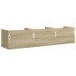 vidaXL Muebles de pared 2 uds madera de ingeniería roble Sonoma vidaXL Muebles de pared 2 uds madera de ingeniería roble Sonoma