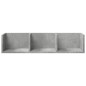vidaXL Muebles de pared 2 uds madera de ingeniería gris hormigón vidaXL Muebles de pared 2 uds madera de ingeniería gris hormigón