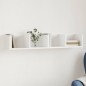 vidaXL Mueble de pared madera de ingeniería blanco 99x18x16,5 cm