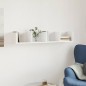 vidaXL Mueble de pared madera de ingeniería blanco 99x18x16,5 cm