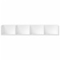vidaXL Mueble de pared madera de ingeniería blanco 99x18x16,5 cm