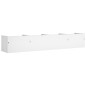 vidaXL Mueble de pared madera de ingeniería blanco 99x18x16,5 cm