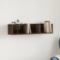 vidaXL Mueble de pared madera de ingeniería marrón roble 75x18x16,5 cm vidaXL Mueble de pared madera de ingeniería marrón roble 75x18x16,5 cm