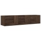 vidaXL Mueble de pared madera de ingeniería marrón roble 75x18x16,5 cm vidaXL Mueble de pared madera de ingeniería marrón roble 75x18x16,5 cm