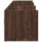 vidaXL Mueble de pared madera de ingeniería marrón roble 75x18x16,5 cm vidaXL Mueble de pared madera de ingeniería marrón roble 75x18x16,5 cm