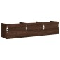 vidaXL Mueble de pared madera de ingeniería marrón roble 75x18x16,5 cm vidaXL Mueble de pared madera de ingeniería marrón roble 75x18x16,5 cm