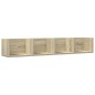 vidaXL Armarios de pared 2 uds madera ingeniería roble Sonoma vidaXL Armarios de pared 2 uds madera ingeniería roble Sonoma