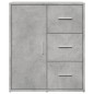 vidaXL Aparador de madera de ingeniería gris hormigón 60x31x70 cm vidaXL Aparador de madera de ingeniería gris hormigón 60x31x70 cm