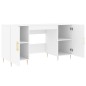 vidaXL Escritorio madera de ingeniería blanco 140x50x75 cm vidaXL Escritorio madera de ingeniería blanco 140x50x75 cm