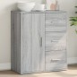 vidaXL Aparador de madera de ingeniería gris Sonoma 60x31x70 cm