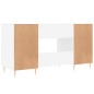 vidaXL Escritorio madera de ingeniería blanco 140x50x75 cm vidaXL Escritorio madera de ingeniería blanco 140x50x75 cm