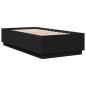 vidaXL Estructura de cama madera de ingeniería negra 90x190 cm vidaXL Estructura de cama madera de ingeniería negra 90x190 cm