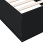 vidaXL Estructura de cama madera de ingeniería negra 90x190 cm vidaXL Estructura de cama madera de ingeniería negra 90x190 cm