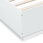 vidaXL Estructura de cama madera de ingeniería blanca 180x200 cm vidaXL Estructura de cama madera de ingeniería blanca 180x200 cm