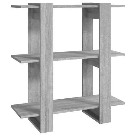 vidaXL Estantería/divisor de espacios gris Sonoma 80x30x87 cm