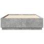vidaXL Estructura de cama madera de ingeniería gris hormigón 120x200cm vidaXL Estructura de cama madera de ingeniería gris hormigón 120x200cm