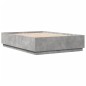 vidaXL Estructura de cama madera de ingeniería gris hormigón 120x200cm vidaXL Estructura de cama madera de ingeniería gris hormigón 120x200cm