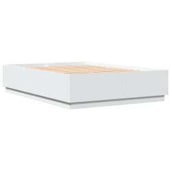 vidaXL Estructura de cama madera de ingeniería blanca 160x200 cm